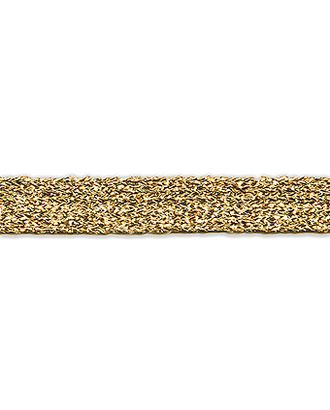 Тесьма PEGA уплощенная с люрексом, цвет золотой, 10,5 мм (25м) арт. ГЕЛ-21007-1-ГЕЛ0001862