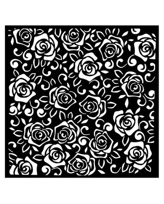 Трафарет "Rose parfum texture di rose" серии Mix Media 3D эффект арт. ГЕЛ-32940-1-ГЕЛ0187757