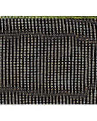 Лента органза SAFISA ш.0,7cм (01 черный) арт. ГЕЛ-7217-1-ГЕЛ0019248