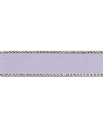 Лента атласная SAFISA с люрексным кантом по краям ш.0,7см (27 серый) арт. ГЕЛ-15130-1-ГЕЛ0020105