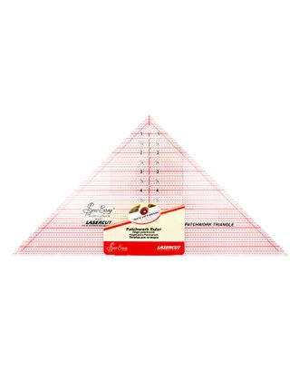 Линейка-треугольник с углом 90*, градация в дюймах, размер 7 1/2" x 15" арт. ГЕЛ-16774-1-ГЕЛ0003221