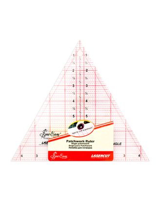 Линейка-треугольник с углом 60*, градация в дюймах, размер 8" х 9 1/4" арт. ГЕЛ-25027-1-ГЕЛ0003222