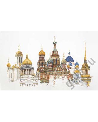 Набор для вышивания "Санкт-Петербург", канва аида 18 ct арт. ГЕЛ-16908-1-ГЕЛ0035005