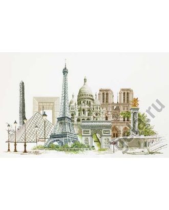 Набор для вышивания "Париж", канва лён 36 ct арт. ГЕЛ-1280-1-ГЕЛ0037587