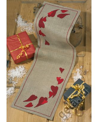 Набор для вышивания дорожки "Рождественское сердце" арт. ГЕЛ-12710-1-ГЕЛ0039122
