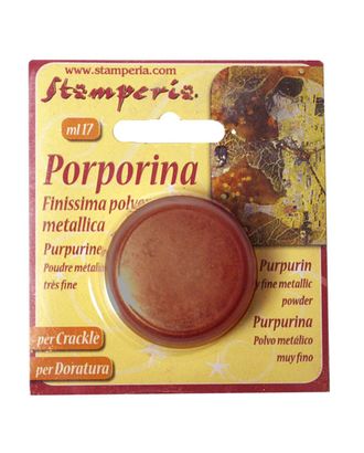Купить Порошок "Porporina" для затирания трещин и золочения, 17 мл арт. ГЕЛ-11892-1-ГЕЛ0041454 оптом в Беларуси