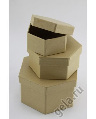 Купить Другое Заготовка для декупажа, набор шестиугольных коробочек арт. ГЕЛ-20421-1-ГЕЛ0051544 оптом в Беларуси