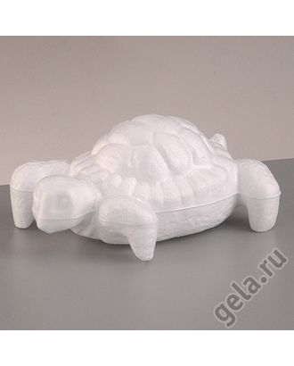 Форма из пенопласта "Черепаха маленькая", 6 х 13 см арт. ГЕЛ-22436-1-ГЕЛ0055156