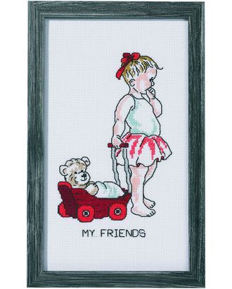 Набор для вышивания "Девочка с куклой" арт. ГЕЛ-17110-1-ГЕЛ0055878