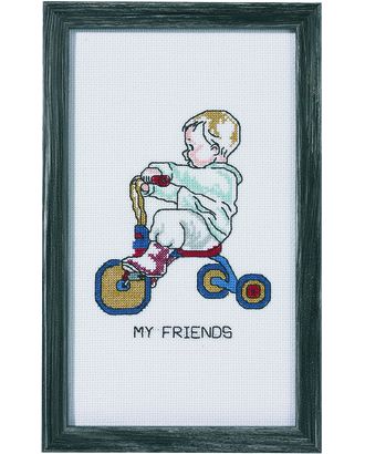 Набор для вышивания "Мальчик на трёхколесном велосипеде" арт. ГЕЛ-15431-1-ГЕЛ0055881