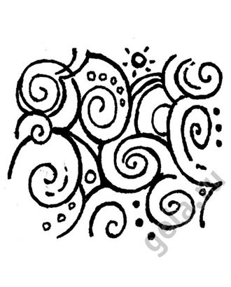 Деревянный штамп "Спираль" арт. ГЕЛ-17030-1-ГЕЛ0057241