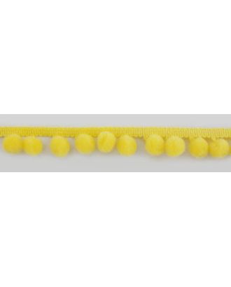 Тесьма с помпонами ш.1,8см (пастельно-желтый) арт. ГЕЛ-4225-1-ГЕЛ0062259