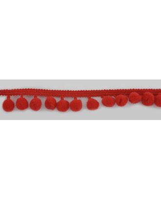 Тесьма с помпонами ш.1,8cм (красный) арт. ГЕЛ-4169-1-ГЕЛ0062265