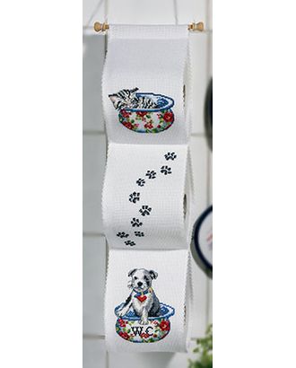 Набор для вышивания держателя для туалетной бумаги "Верные друзья" арт. ГЕЛ-17457-1-ГЕЛ0062521