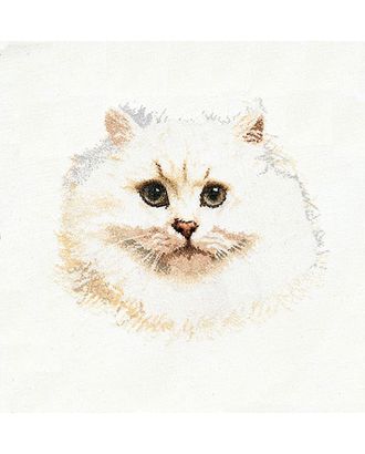 Набор для вышивания "Белый персидский кот", канва лён 32 ct арт. ГЕЛ-12769-1-ГЕЛ0063043