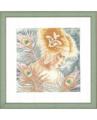 Купить Набор для вышивания "Young woman with peacock feathers" арт. ГЕЛ-11282-1-ГЕЛ0074831 оптом в Усть-Каменогорске