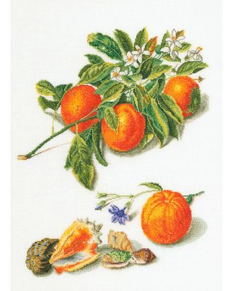 Набор для вышивания "Апельсины и мандарины", канва лён 36 ct арт. ГЕЛ-7233-1-ГЕЛ0075899