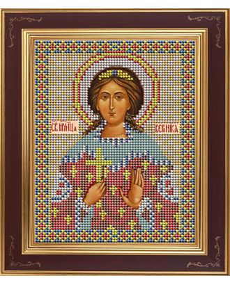 Набор для вышивания бисером Икона "Св. Вероника" арт. ГЕЛ-22555-1-ГЕЛ0076001