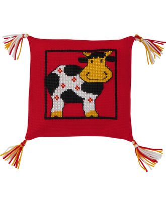 Набор для вышивания подушки "Корова" арт. ГЕЛ-23262-1-ГЕЛ0079939