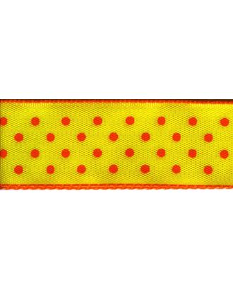 Лента с рисунком SAFISA, 25 мм, 15 м, цвет 32, желтый арт. ГЕЛ-19693-1-ГЕЛ0081516