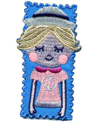 Термоаппликация HKM "Девочка-морячка в розовом" арт. ГЕЛ-3030-1-ГЕЛ0081923