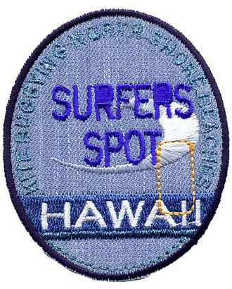 Термоаппликация HKM "Гавайский серфер" арт. ГЕЛ-14696-1-ГЕЛ0082041
