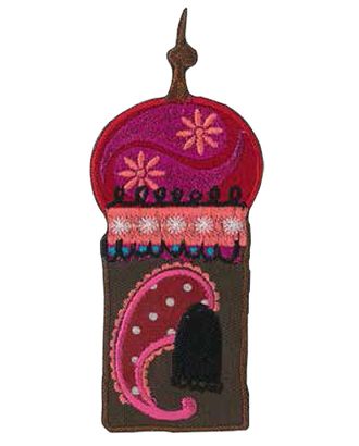 Термоаппликация HKM "Коричневая мечеть и розовое" арт. ГЕЛ-15932-1-ГЕЛ0083700