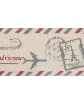 Лента хлопковая на картонной мини-катушке "Путешествия" арт. ГЕЛ-8170-1-ГЕЛ0085539