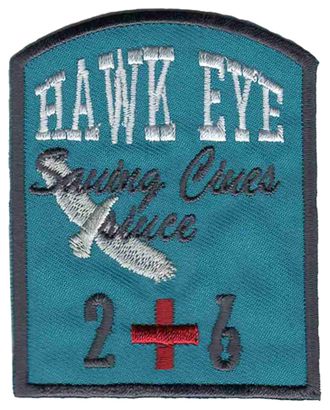 Термоаппликация HKM "Hawk Eye, Saving Lines Since 2+6" арт. ГЕЛ-12631-1-ГЕЛ0085965