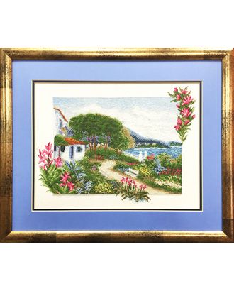 Вышитая картина "Цветочное побережье" арт. ГЕЛ-13607-1-ГЕЛ0090416