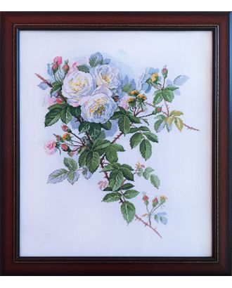 Вышитая картина "Белые розы" арт. ГЕЛ-19181-1-ГЕЛ0091217