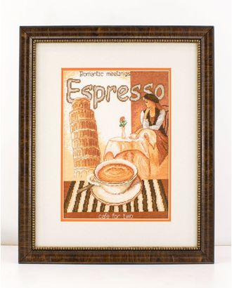 Вышитая картина "Кофе на двоих" арт. ГЕЛ-15486-1-ГЕЛ0091219