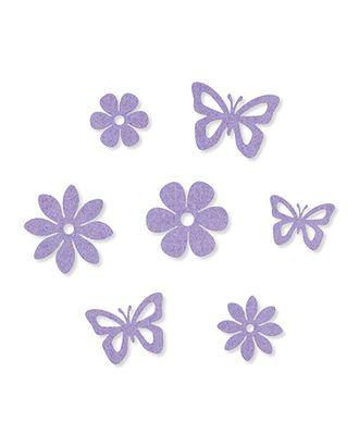 Набор декоративных элементов "Бабочки и цветы, 14 шт арт. ГЕЛ-33679-1-ГЕЛ0091671
