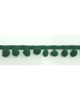 Бахрома с помпонами MATSA д.1,3см (т.зеленый) арт. ГЕЛ-2589-1-ГЕЛ0092885