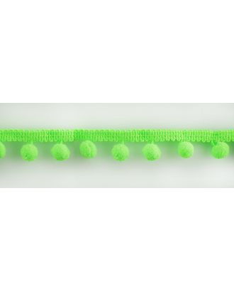 Бахрома с помпонами MATSA д.1,3см (неоновый зеленый) арт. ГЕЛ-1038-1-ГЕЛ0092891