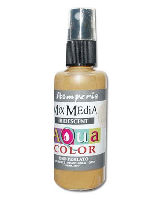 Краска - спрей "Aquacolor Spray " с переливчатым эффектом для техники "Mix Media", 60 мл арт. ГЕЛ-21788-1-ГЕЛ0094989