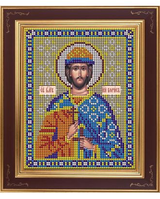 Набор для вышивания бисером Икона "Святой благоверный князь Борис" арт. ГЕЛ-9742-1-ГЕЛ0096293