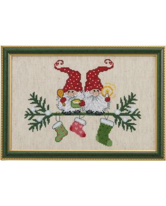 Набор для вышивания "Эльфы и рождественские носки" арт. ГЕЛ-830-1-ГЕЛ0118058