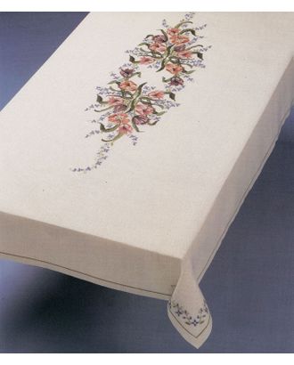 Набор для вышивания скатерти "Тюльпаны" арт. ГЕЛ-879-1-ГЕЛ0125235