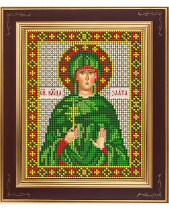 Набор для вышивания бисером Икона "Святая великомученица Злата" арт. ГЕЛ-1090-1-ГЕЛ0136722