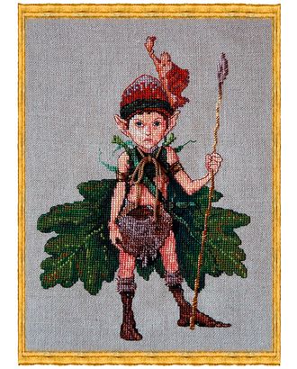 Набор для вышивания "Lutin des Chenes" (Эльф дубового листа) арт. ГЕЛ-1714-1-ГЕЛ0114644