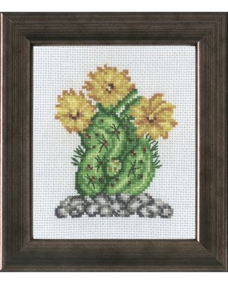 Набор для вышивания "Кактус с желтым цветком" арт. ГЕЛ-3108-1-ГЕЛ0122110