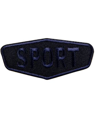 Термоаппликация "Спорт (темно - синий)" арт. ГЕЛ-3354-1-ГЕЛ0160076