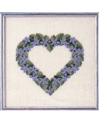 Набор для вышивания "Сердце из фиалок" арт. ГЕЛ-3822-1-ГЕЛ0125194
