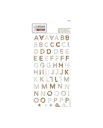 Набор наклеек "Elements Wood", алфавит, 169 букв арт. ГЕЛ-4307-1-ГЕЛ0111764