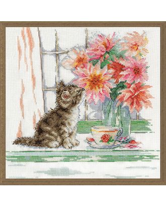 Набор для вышивания "Любопытный котенок" арт. ГЕЛ-4848-1-ГЕЛ0163069
