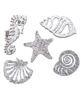 Набор декоративных элементов "Морской конек, звезда и ракушки" арт. ГЕЛ-7087-1-ГЕЛ0121298