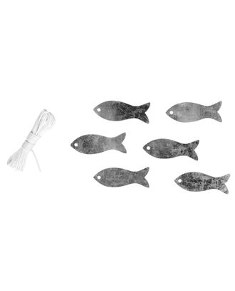 Набор декоративных элементов "Рыбки и шнурком" арт. ГЕЛ-7370-1-ГЕЛ0121261