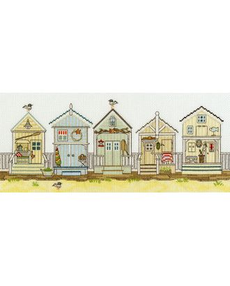 Набор для вышивания "New England – Beach Huts" (Пляжные домики) арт. ГЕЛ-8016-1-ГЕЛ0151724