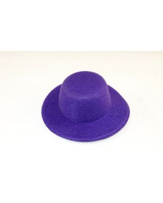 Шляпа круглая, 10 см, цв. фиолетовый арт. ГЕЛ-8145-1-ГЕЛ0156952